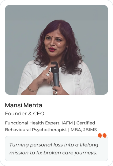 Mansi Mehta — Founder & CEO